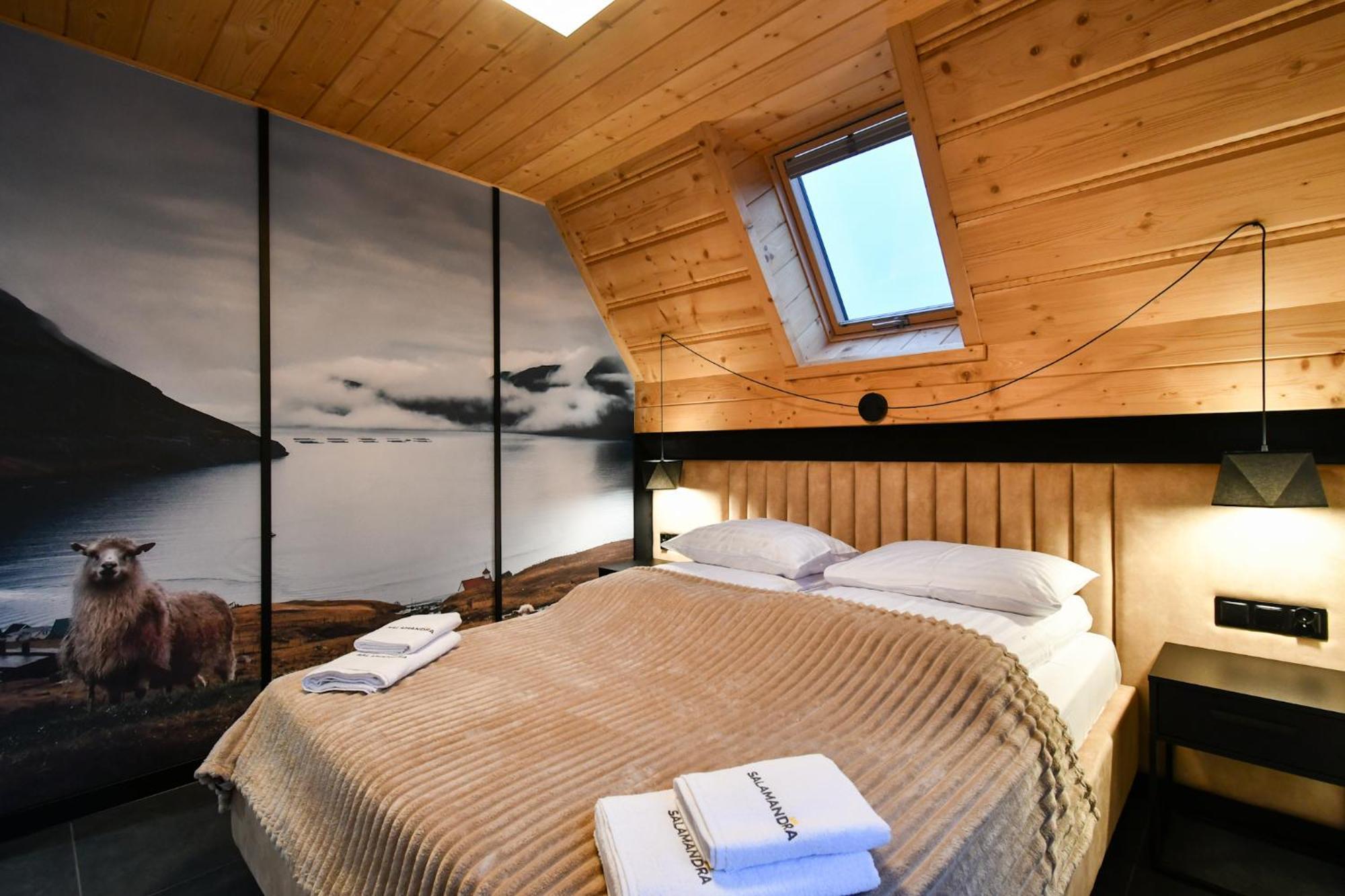 Salamandra Spa Jacuzzi, Sauny, Teznia, Panorama Tatr Koscielisko Bilik gambar